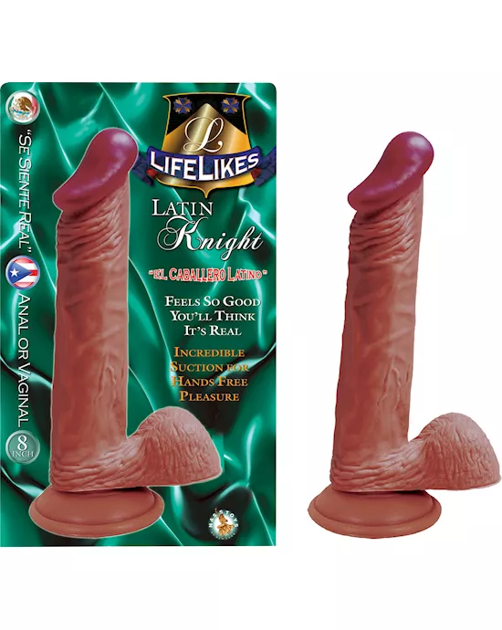 LIFELIKES KNIGHT DILDO - 8 Inch