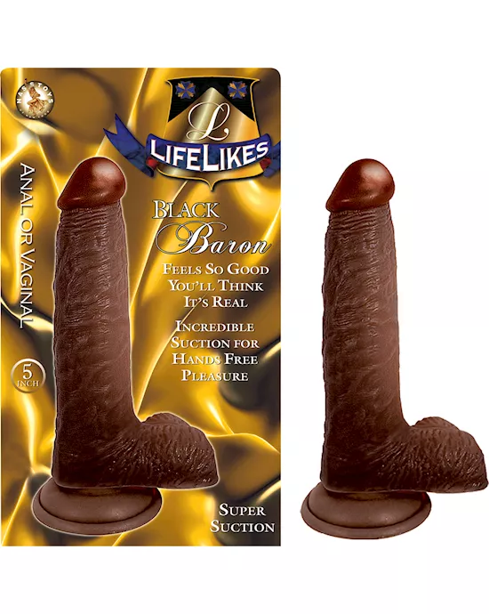 LIFELIKES BARON DILDO - 5 Inch
