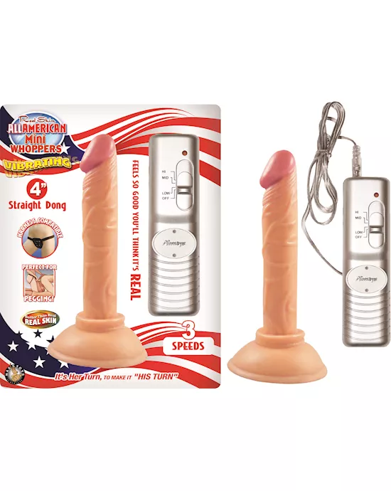 All American Whoppers Vibrating Dildo With Balls