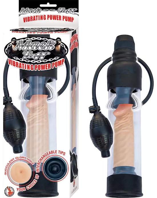 Mack Tuff Vibrating Power Penis Pump 