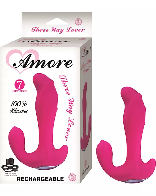 Nass Toys Amore Three Way Lover - 5.9 Inch