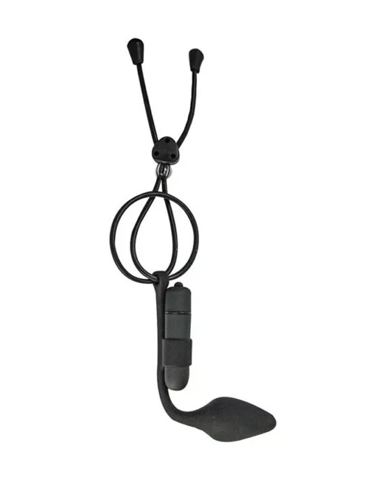 My Cock Ring Vibrating Ball Cinch & Buttplug 