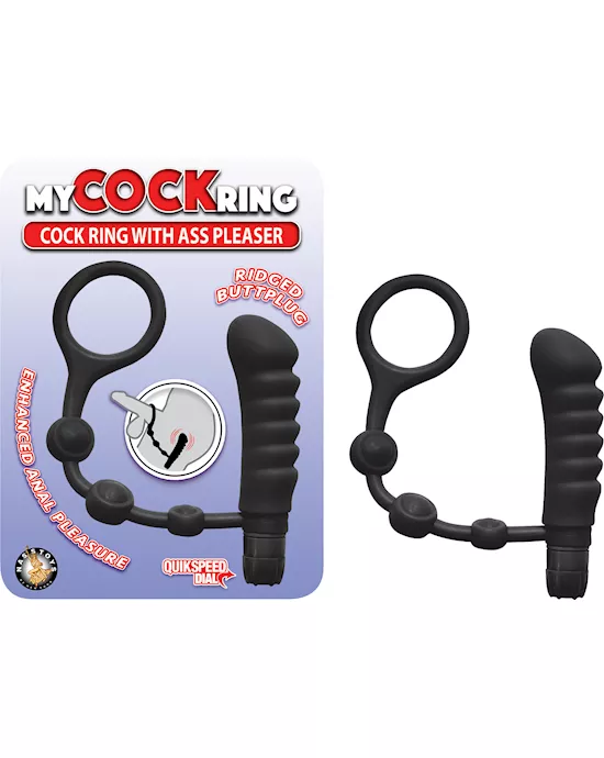 Nass Toys Cockring with Ass Pleaser
