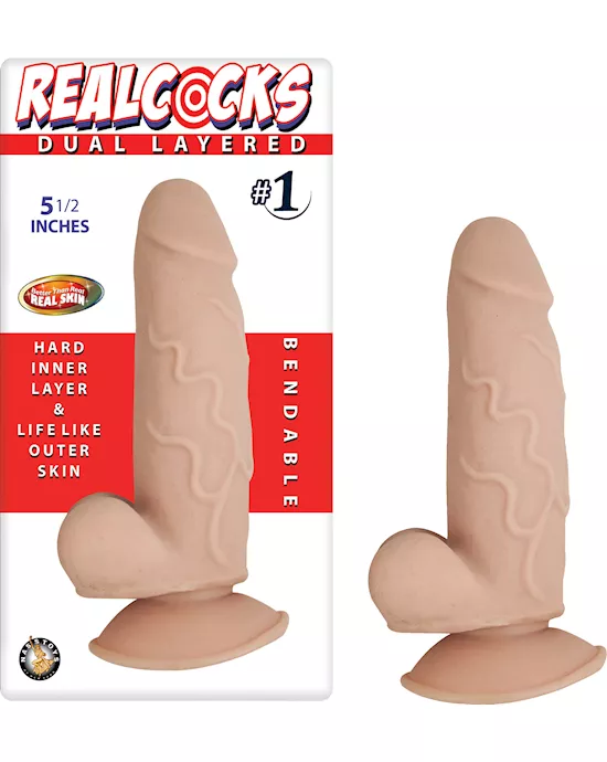 Nass Toys Dual Layered Dildo No.1 - 5.5 Inch