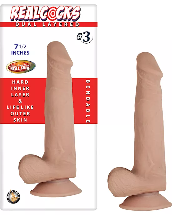 Nass Toys Dual Layered Dildo No.3