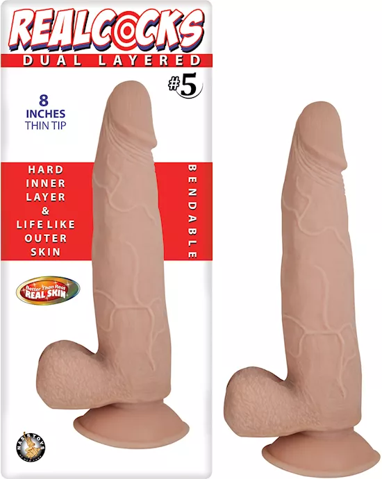 Nass Toys Dual Layered Dildo No.5