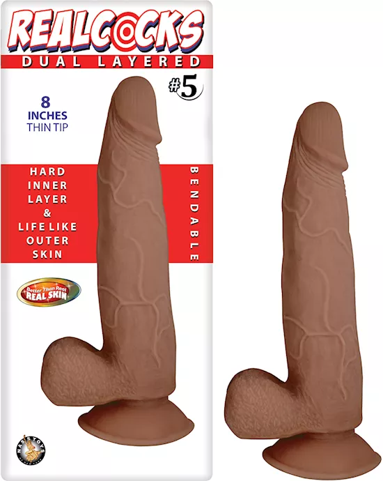 Nass Toys Dual Layered Dildo No.5
