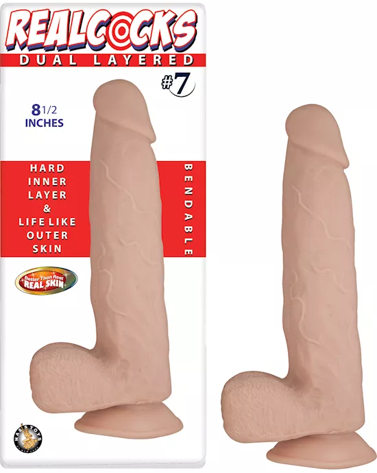 Nass Toys Dual Layered Dildo No.7