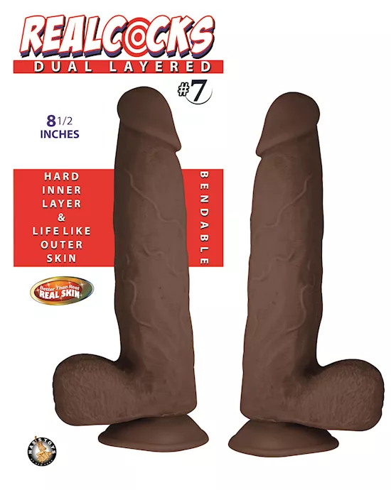 Nass Toys Dual Layered Dildo No.7