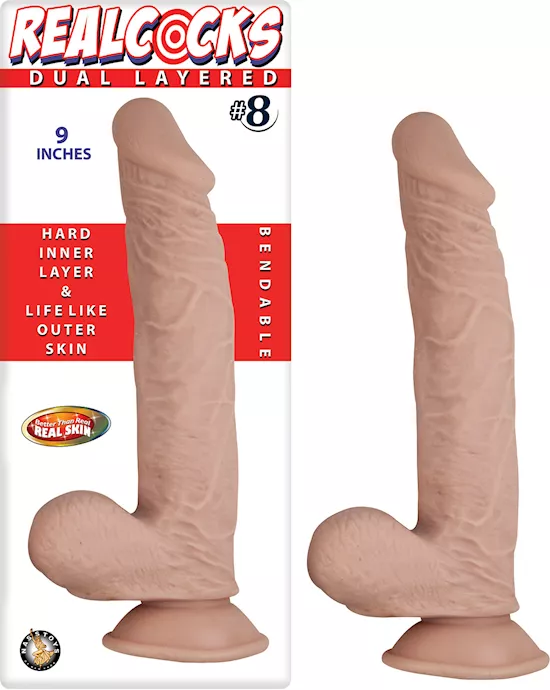 Nass Toys Dual Layered Dildo No.8