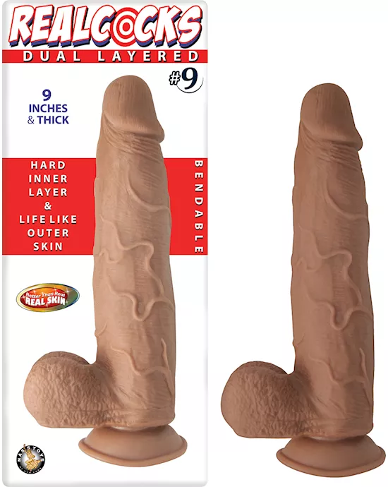 Nass Toys Dual Layered Dildo No.9