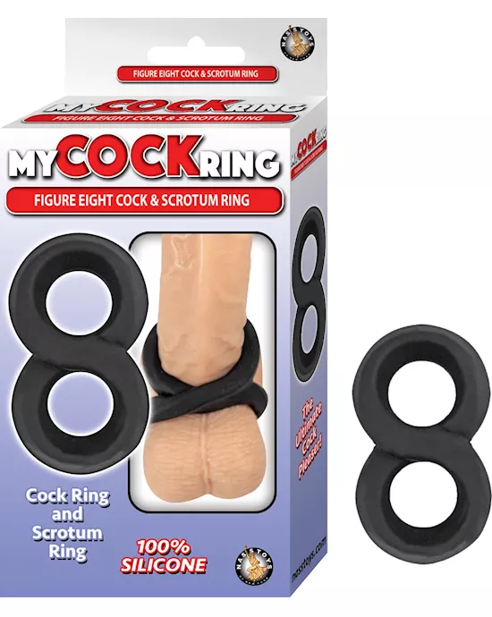 My Cockring Figure Eight Cock & Scrotum Ring