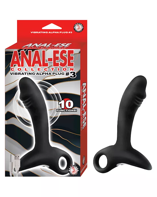 ANAL-ESE VIBRATING ALPHA PLUG #3
