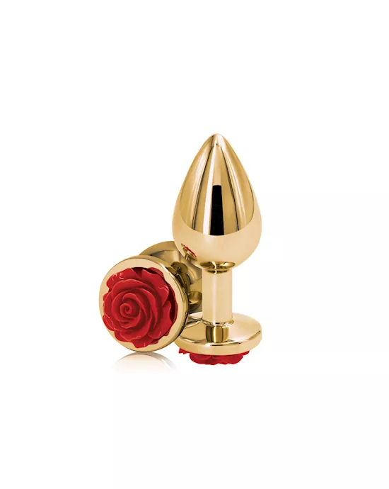 Rose Buttplug - 3.5 Inch