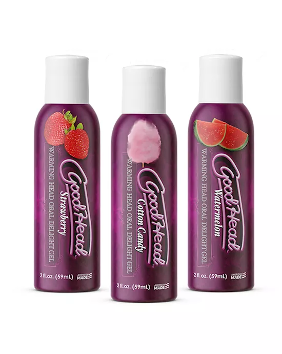 Doc Johnson GoodHead Warming Head Gel - 3 Pack (59ml)