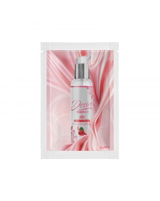 Swiss Navy Desire Cherry Blast Waterbased Lubricant - Sampler - 5ml