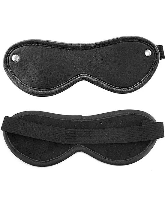 Rouge Leather Blindfold