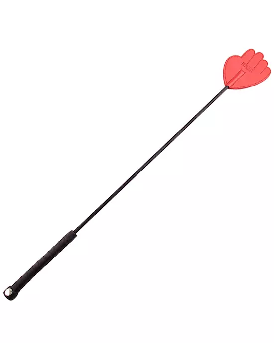 Rouge Leather Hand Riding Crop