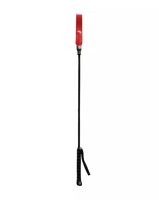 Rouge Leather Slim Riding Crop