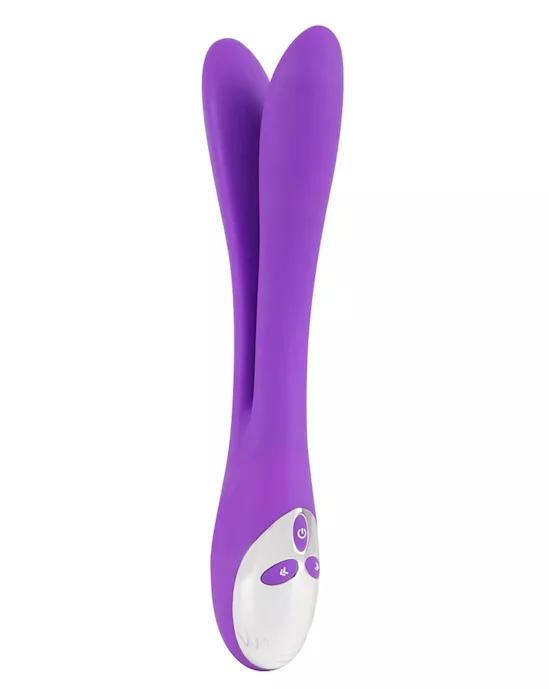 Sweet Smile Bendable Double Vibrator - 9.4 Inch