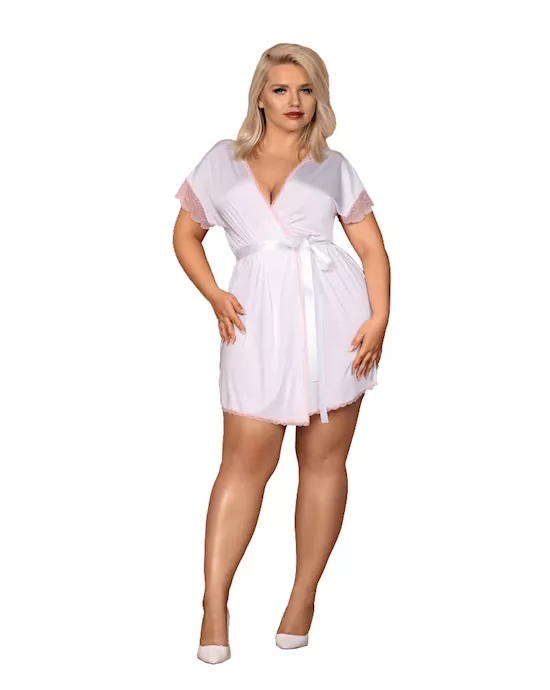 Obsessive Girlly - Peignoir and Thong