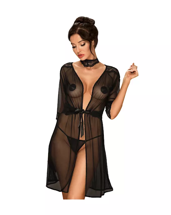 Obsessive Lucita Peignoir