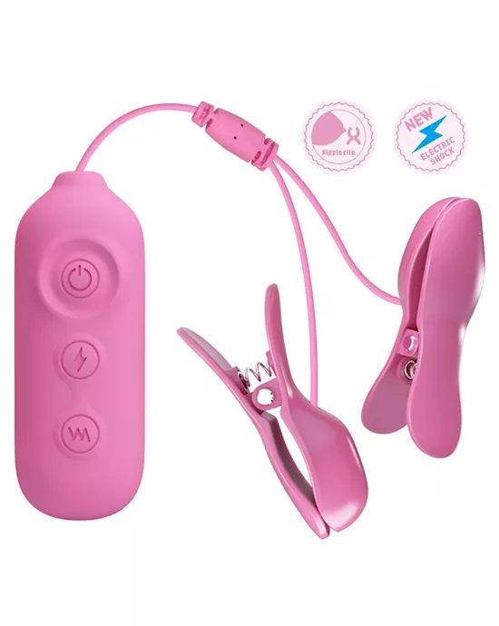 Nipple Clip Shock Vibrator