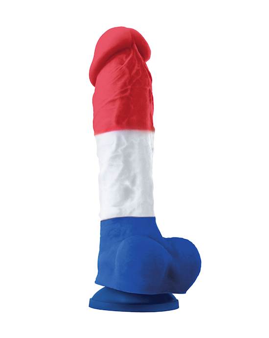 Colours Pleasures TriColour Dildo  89 Inch