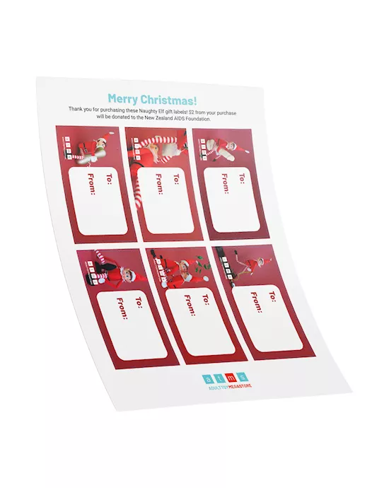 Naughty Elves Christmas Gift Tags 6 Pack