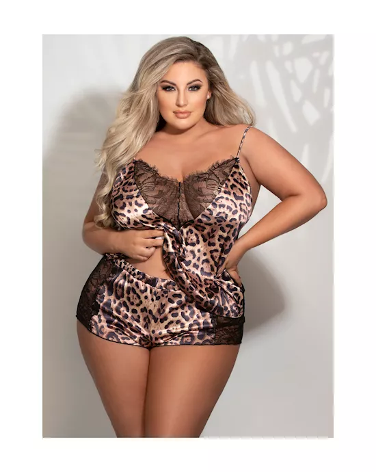 Kitten 2-piece Cami And Short Set