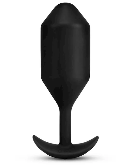 B-vibe Vibrating Snug Plug Xxl Black (Size 5)