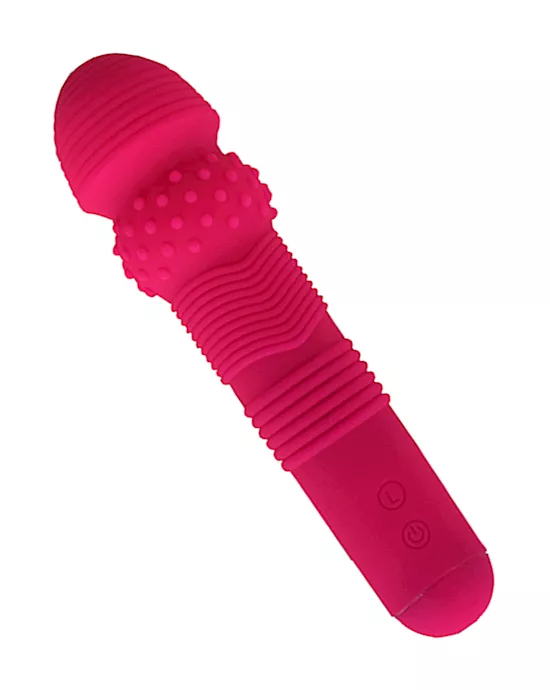 Lyra Textured Wand Vibrator
