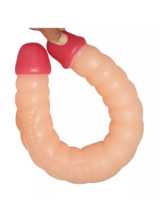 Ribbed Double Ended Dildo