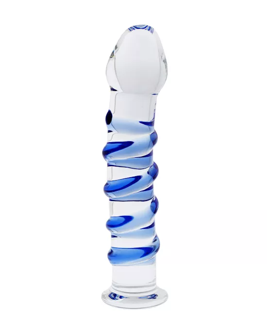 Lucent Twirl Glass Massager