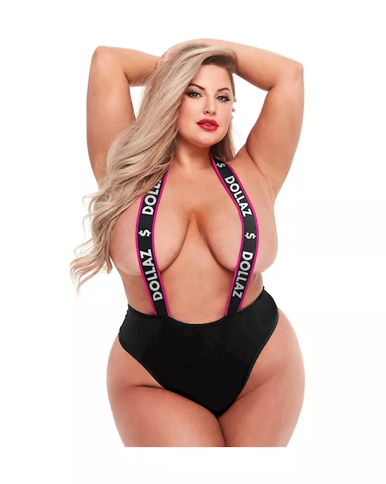 Dollar Sign Logo Suspender Strap Teddy