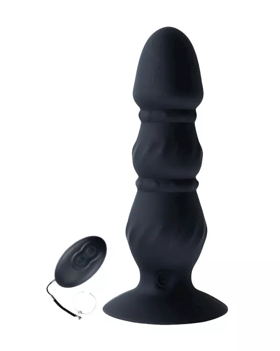 Remote Controlled Bumpy Butt Plug Vibe