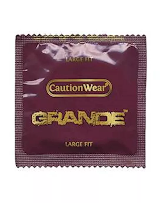 Caution Wear Grande Condom Single