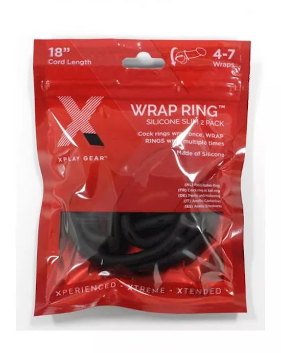 Xplay Silicone Thin Wrap Ring 18