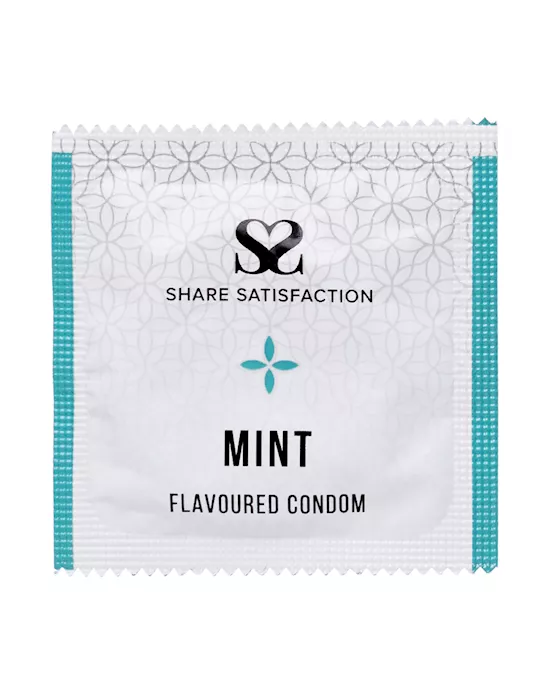 Share Satisfaction Mint Flavoured Condom - Single