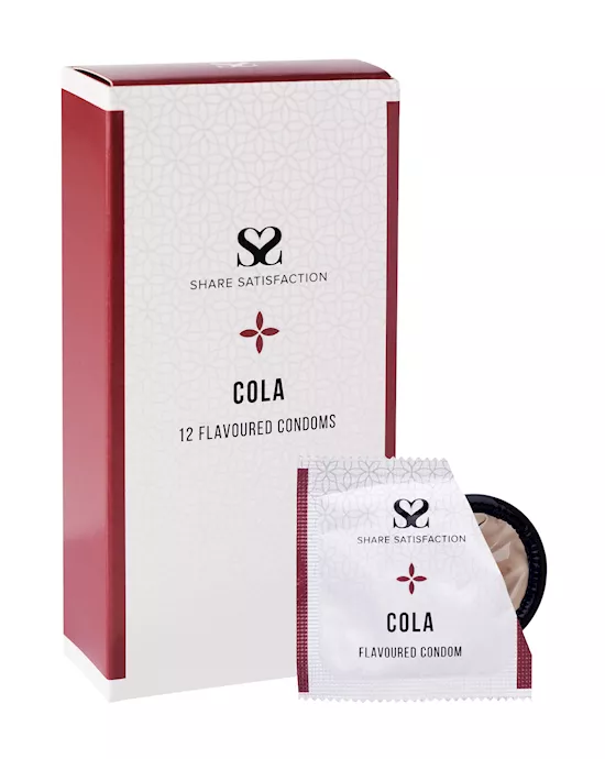 Share Satisfaction Cola Flavoured Condoms 12 Pack