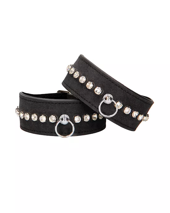 Diamond Studded Wrist Cuffs