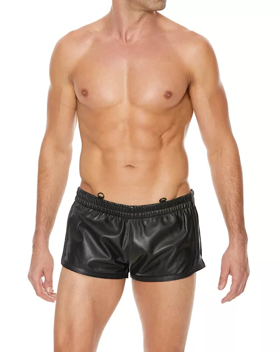 Versatile Leather Shorts