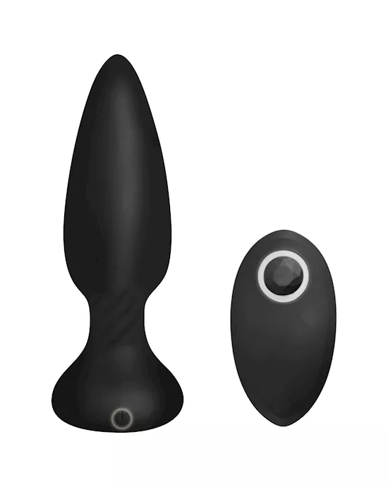 sexo anal sin lubricante Enhancers Hyper Thrusting & Vibrating Anal Plug with Cock Ring – Boyzshop