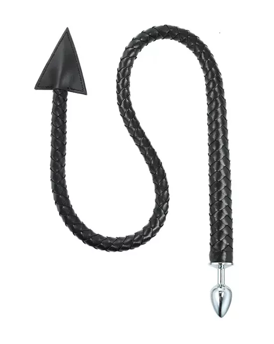 Woven Devil Tail Butt Plug Whip