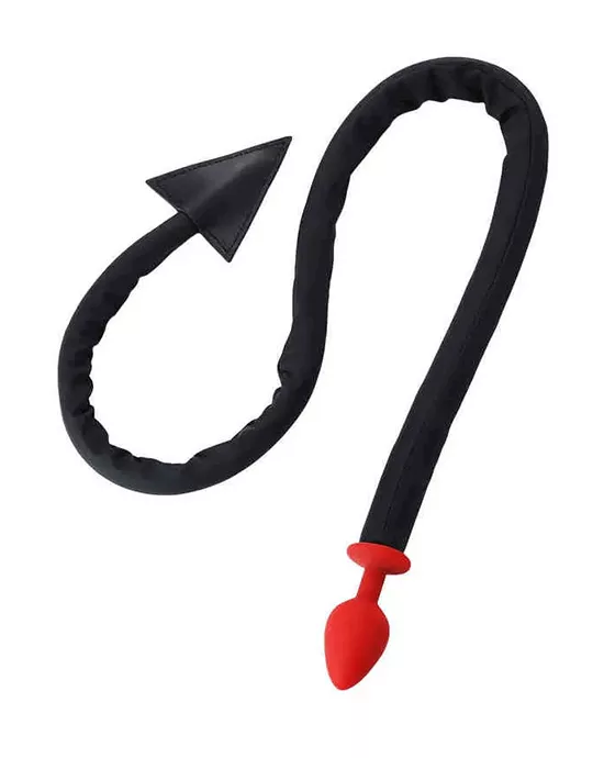 Smooth Devil Tail Butt Plug Whip