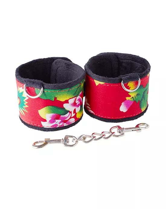 North-East Flower Pattern Ankle Cuff