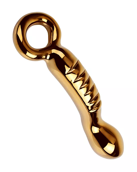 Lucent Golden Glass Massage Wand