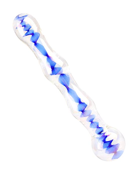 Lucent Hourglass Glass Massager