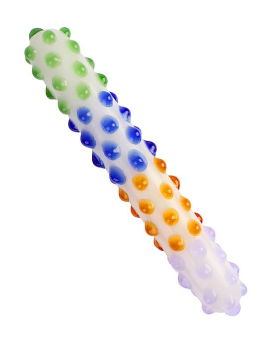 Lucent Beaded Glass Wand