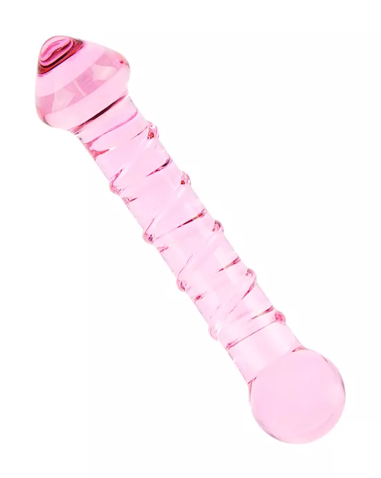 Lucent Blush Glass Massager